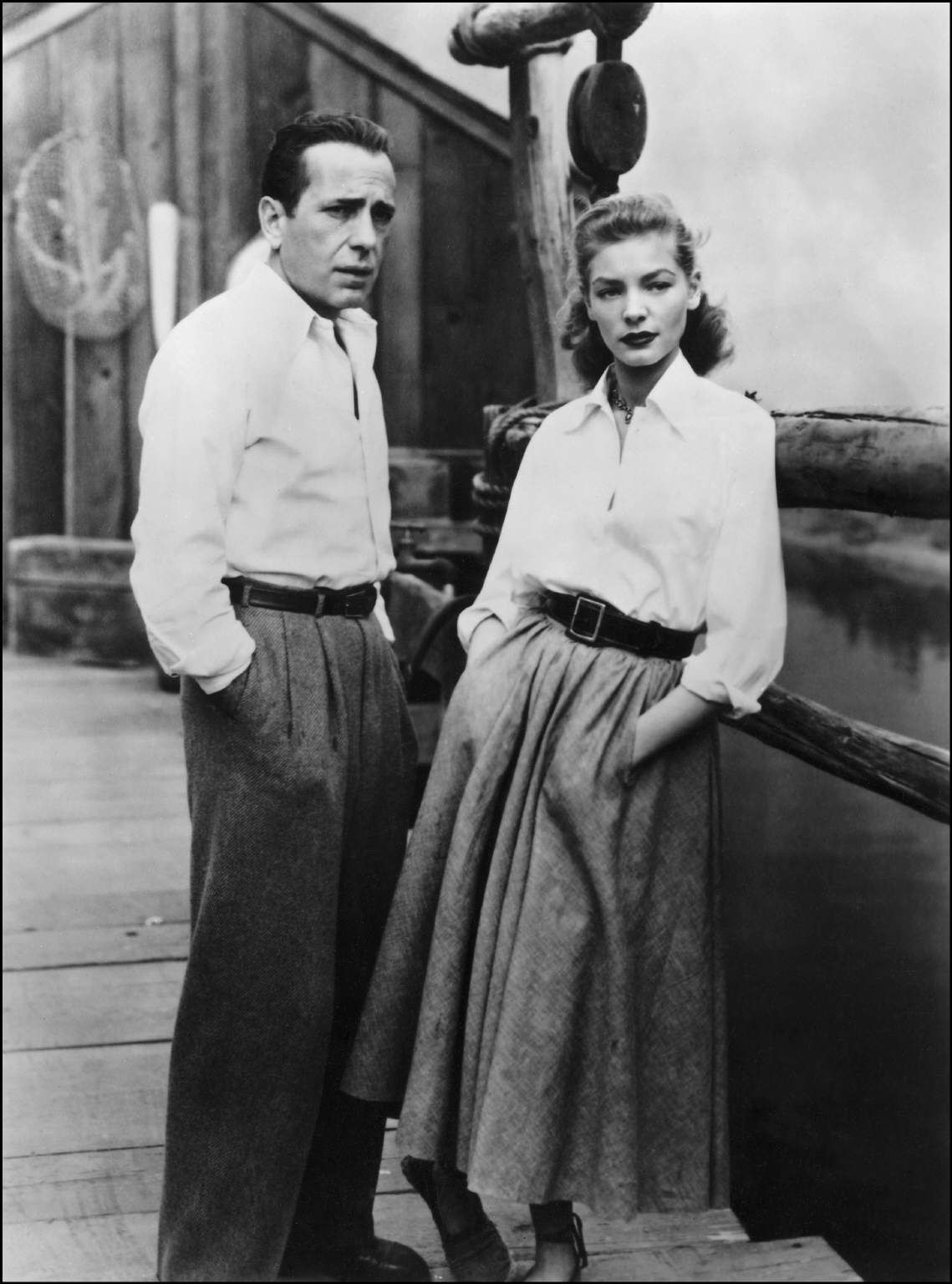 Lauren BaCall và HumPhrEey Bogart trong bộ phim “ KEY LARGO ” (1948)
